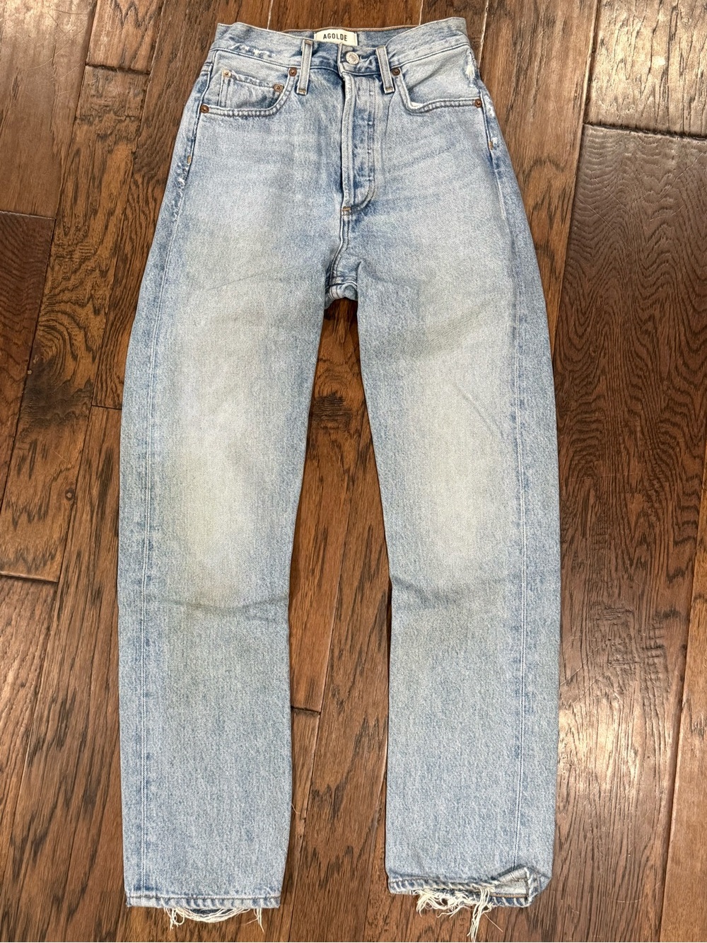 Women’s AGOLDE 90’s Pinch Waist High Rise Straight Denim Jeans size 23